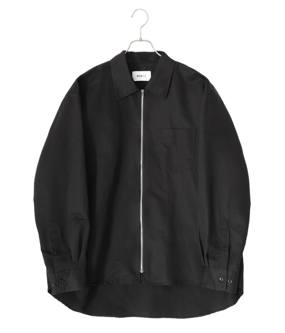 WEWILL Zip Shirt サイズ1 LS ZIP SHIRT | WEWILL(ウィーウィル) / トップス 長袖シャツ