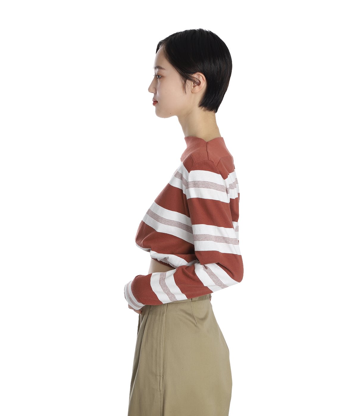 レディース】COTTON JERSEY CROPPED TOP | FUMIKA_UCHIDA(フミカ