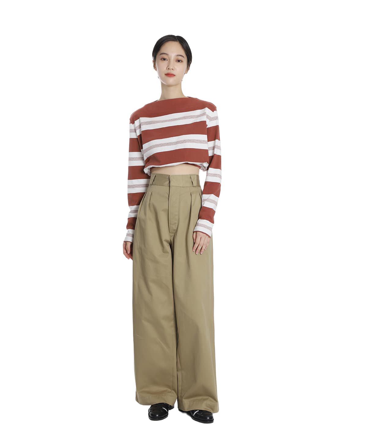 FUMIKA UCHIDA(フミカウチダ) レディース トップス レディース】COTTON JERSEY CROPPED TOP | FUMIKA_UCHIDA(フミカ