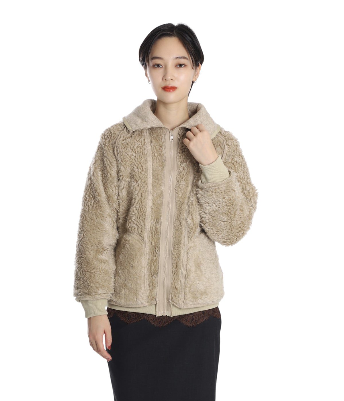 レディース】CORD REVERSIBLE BLOUSON_removal boa liner