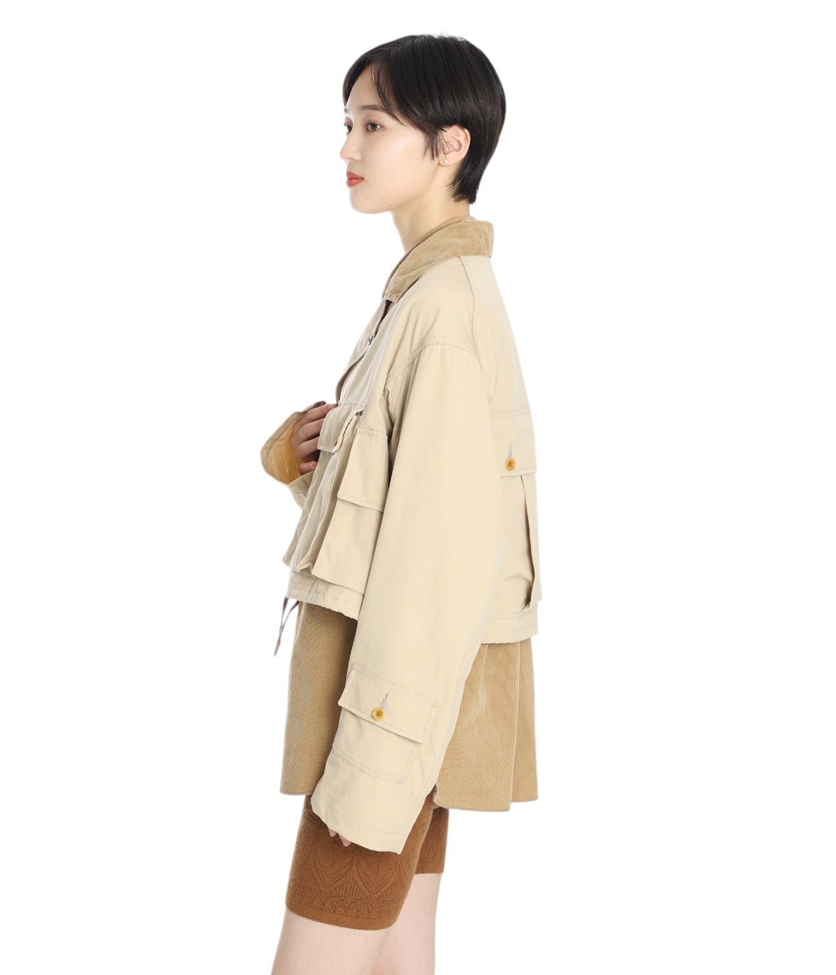 レディース】POPLIN SHORT JACKET | FUMIKA_UCHIDA(フミカ