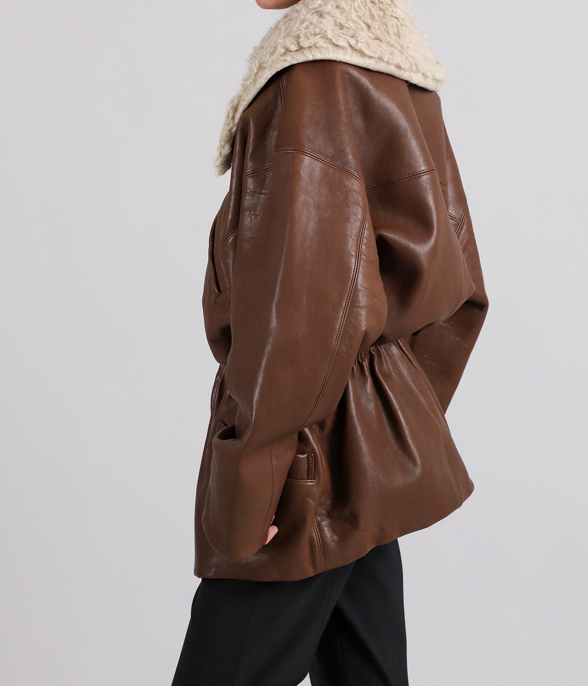 レディース】SHEEP LEATHER BLOUSON_LONG | FUMIKA_UCHIDA(フミカ