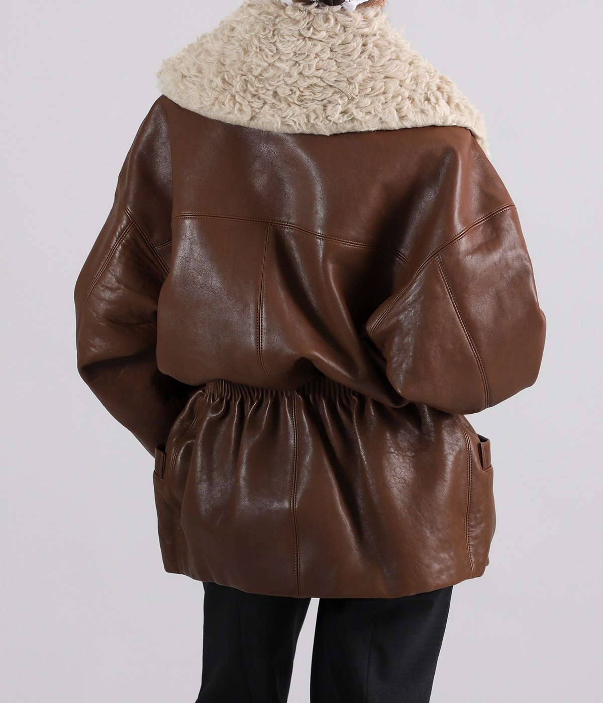 レディース】SHEEP LEATHER BLOUSON_LONG | FUMIKA_UCHIDA(フミカ