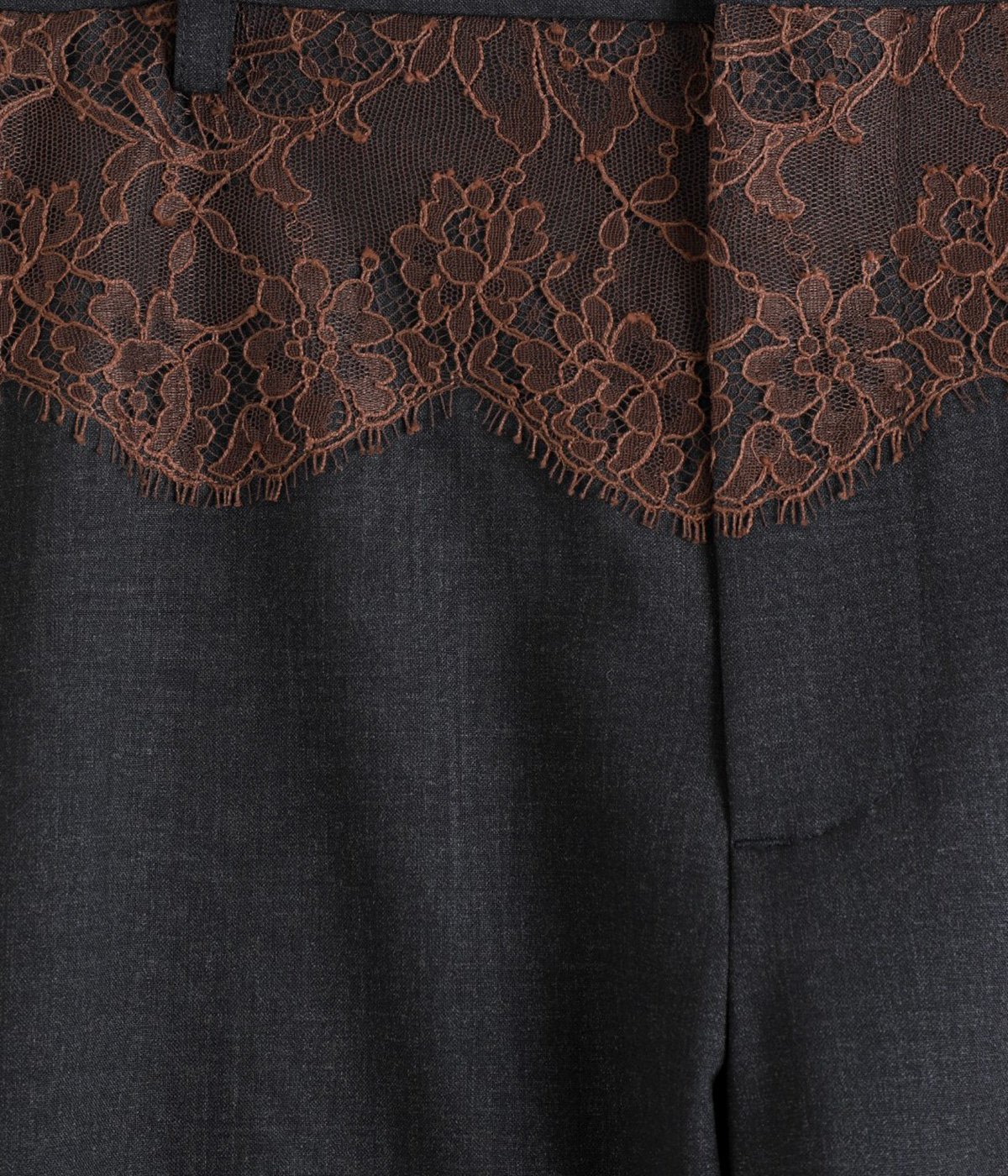 レディース】SUITING LACE WAIST PANTS | FUMIKA_UCHIDA(フミカ ウチダ