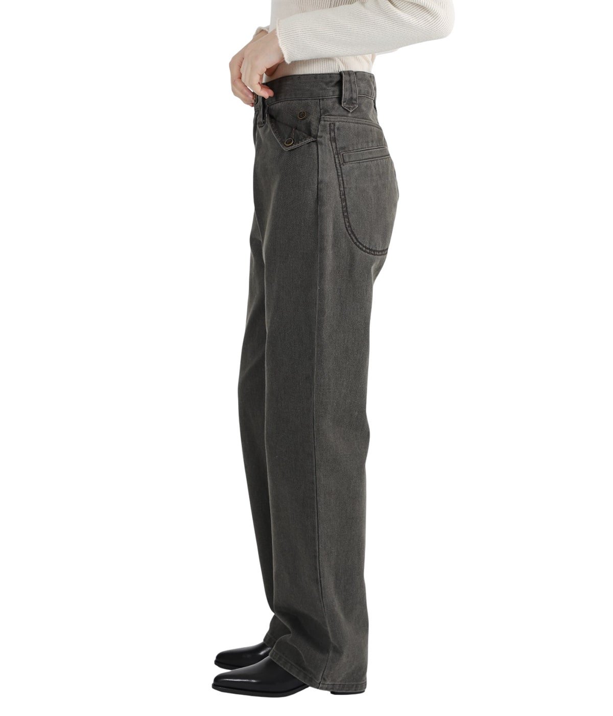 レディース】KATSURAGI STRAIGHT PANTS | FUMIKA_UCHIDA(フミカ ウチダ