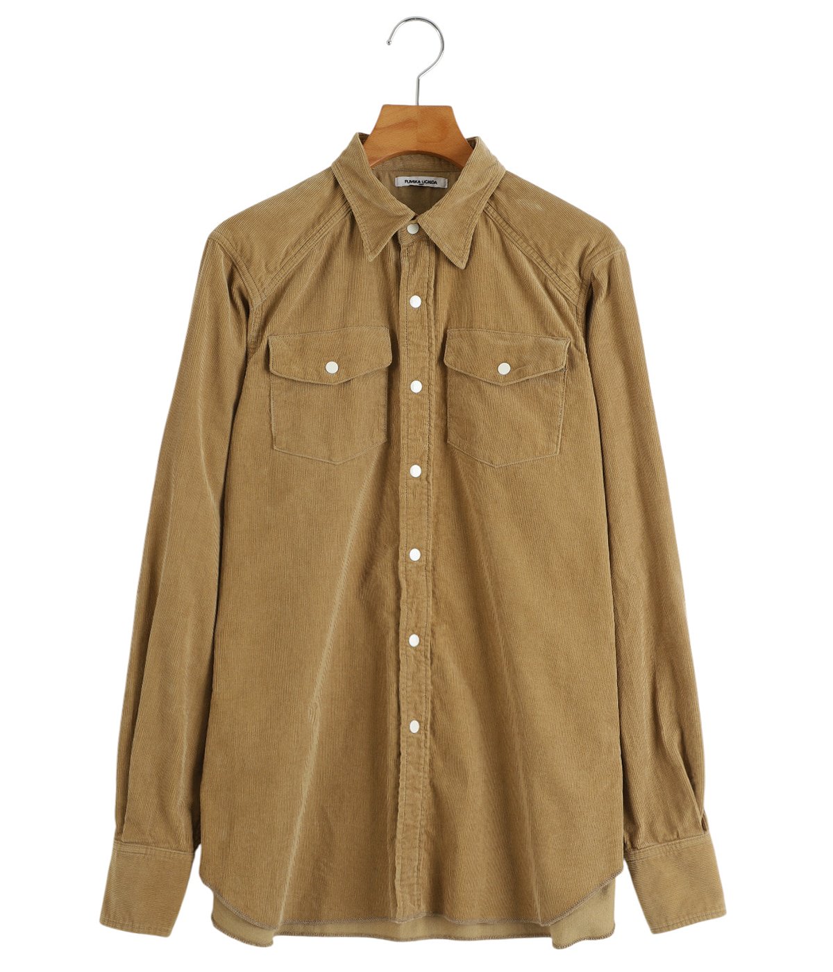 レディース】CORD WORK SHIRT | FUMIKA_UCHIDA(フミカ ウチダ