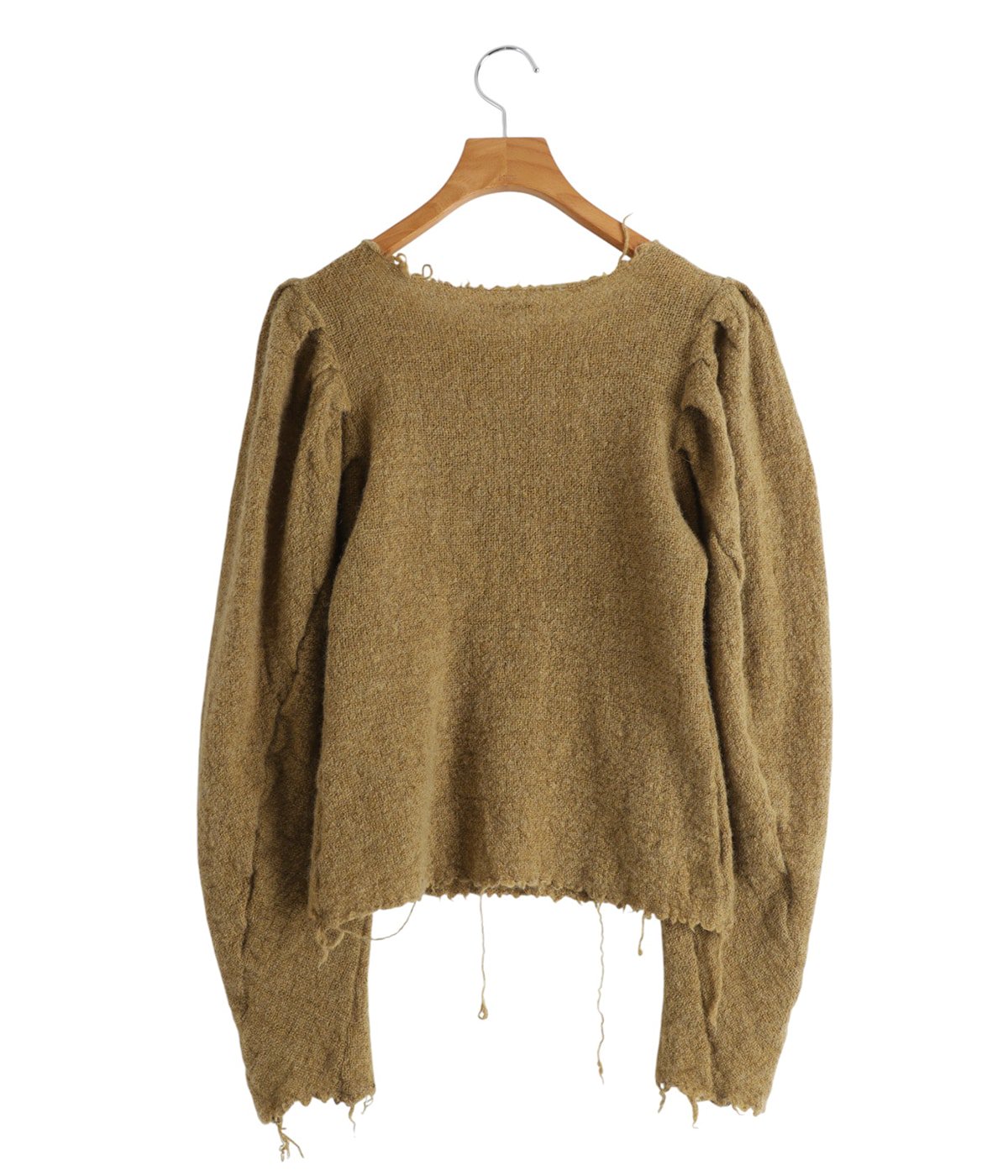 レディース】GAUZE SHETLAND PUFF-SLEEVE TOP | FUMIKA_UCHIDA(フミカ