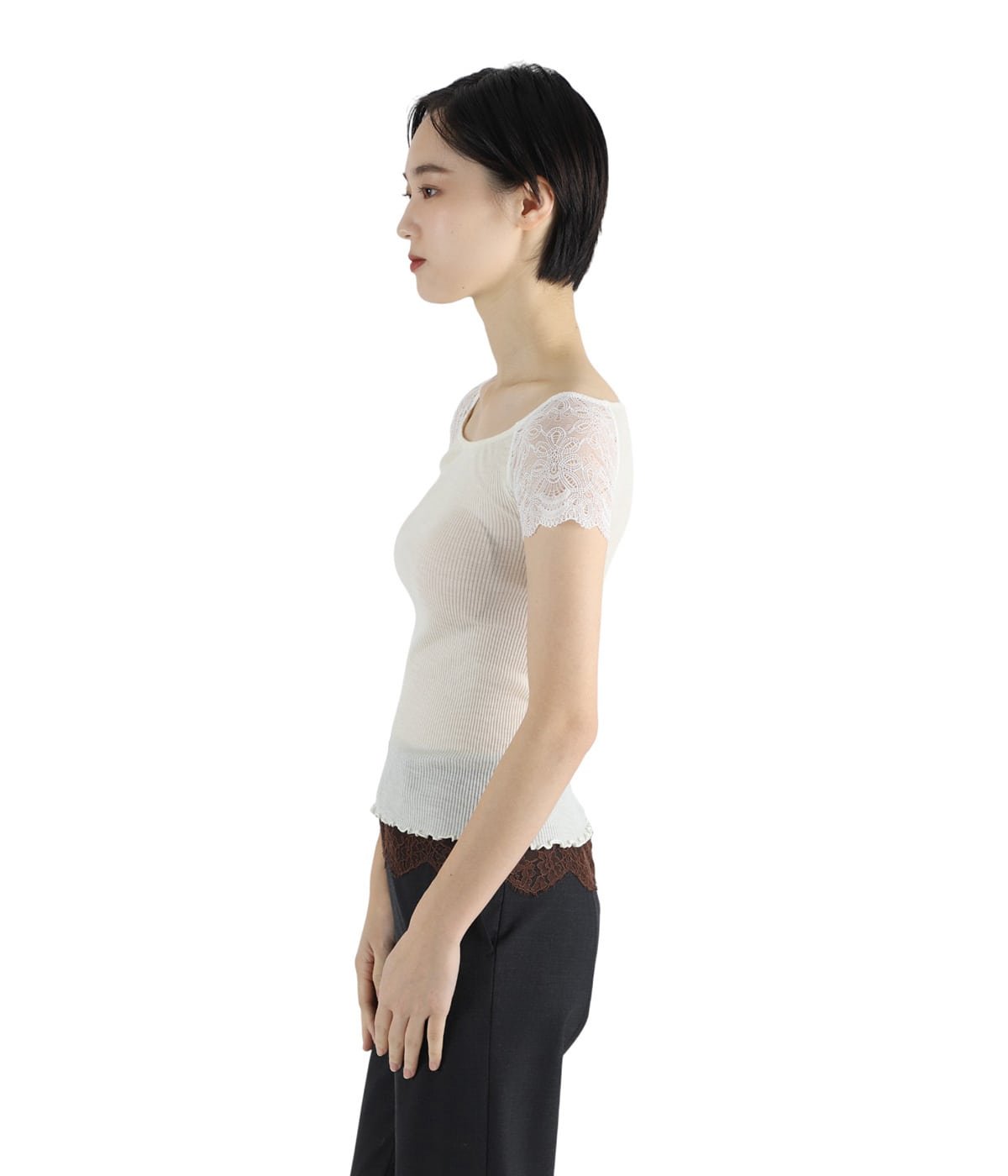 レディース】RIB OFF-SHOULDER UNDERWEAR | FUMIKA_UCHIDA(フミカ