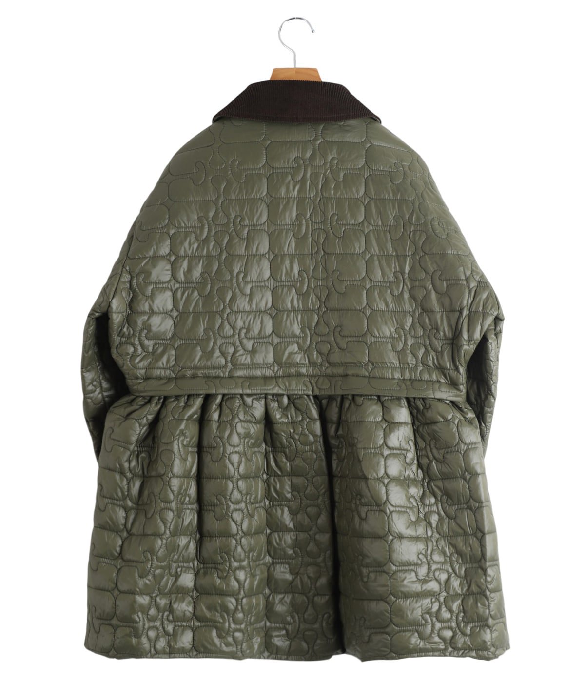 レディース】Shiny Quilt Midi Jacket w. Flare | GANNI(ガニー 
