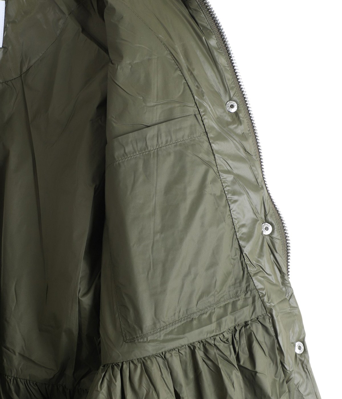 レディース】Shiny Quilt Midi Jacket w. Flare | GANNI(ガニー 