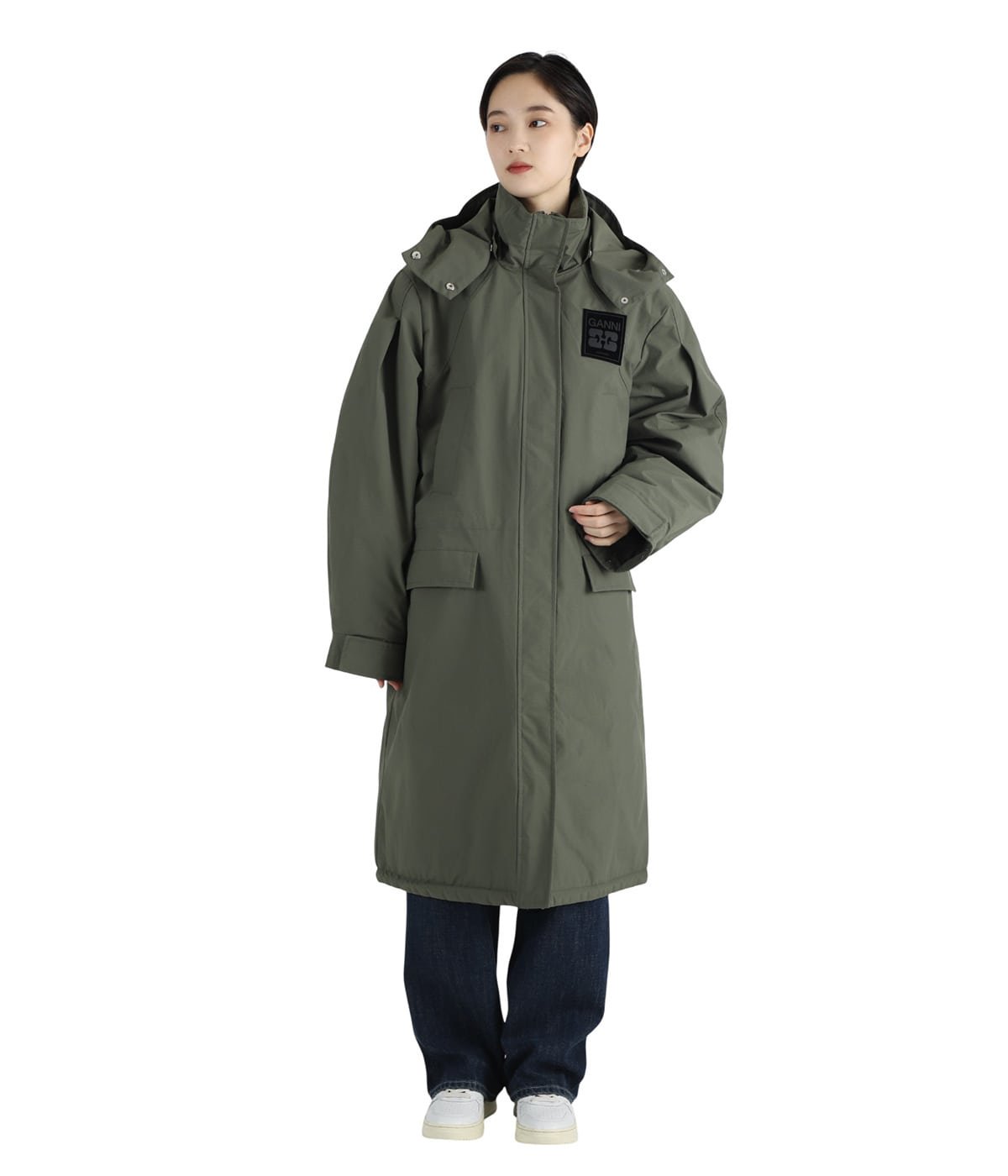 レディース】Ripstop Tri-Layer Parka Coat | GANNI(ガニー