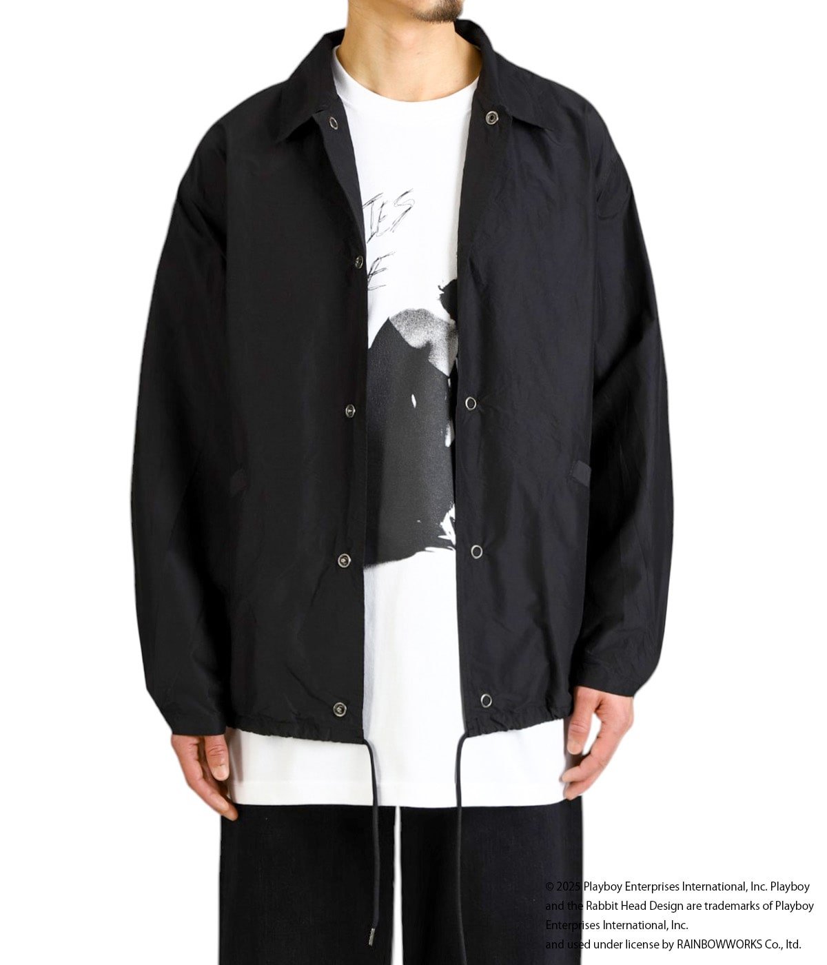 model（175cm / 60kg）B85 W75 H92 着用サイズ：XL