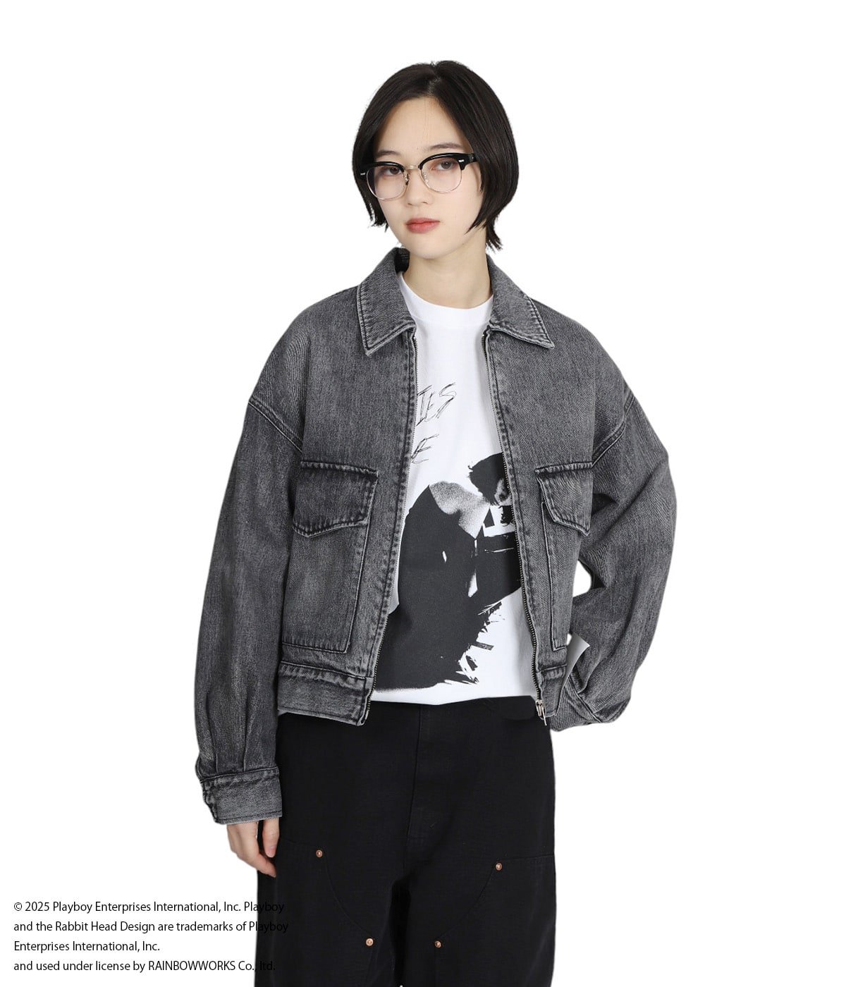 model（166cm） 着用サイズ：M