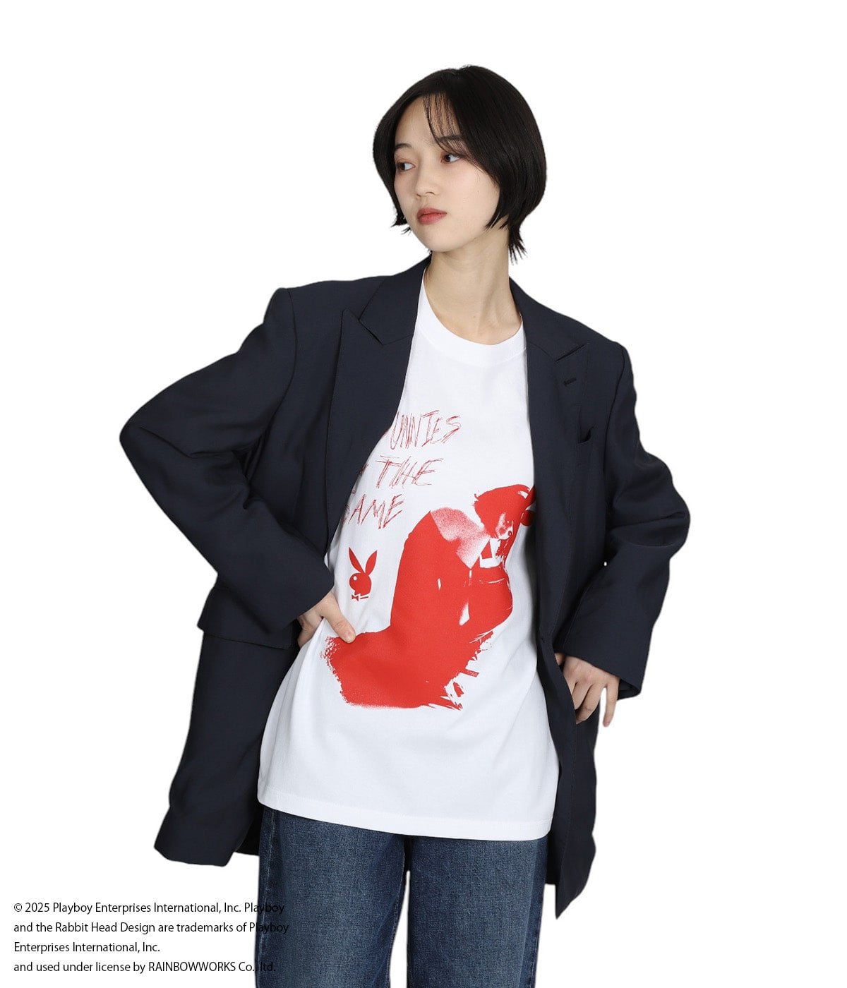 model（166cm） 着用サイズ：M