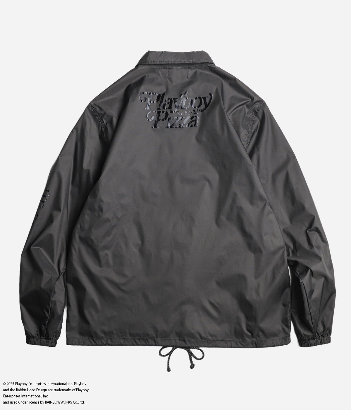 【極美品】PLAYBOY COLLECTION スエード調 ジャケット 黒 L WP Limited Series PLAYBOY COACH JACKET | WP(ダブリューピー