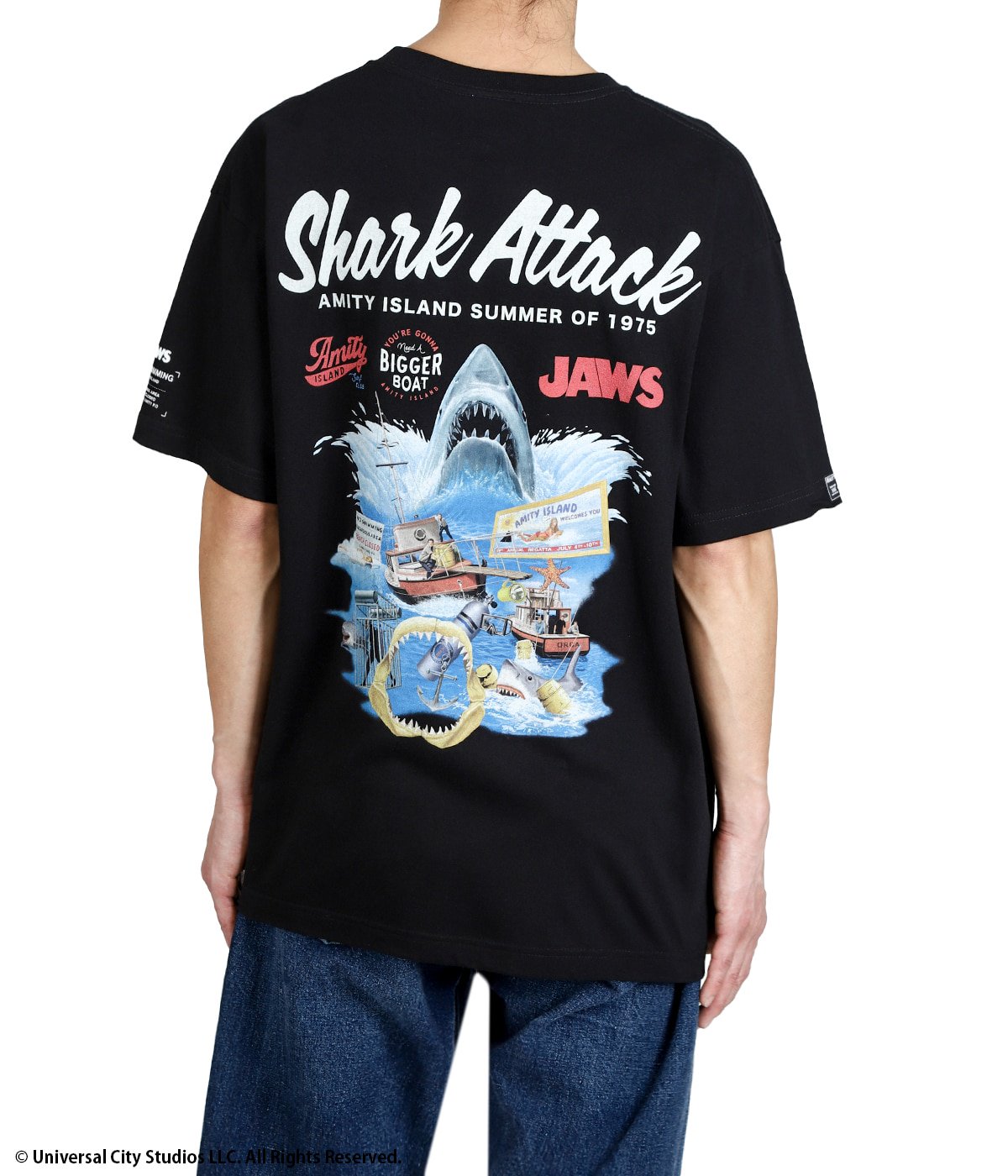 WP Limited Series JAWS SharkAttack TEE02 | WP(ダブリューピー 