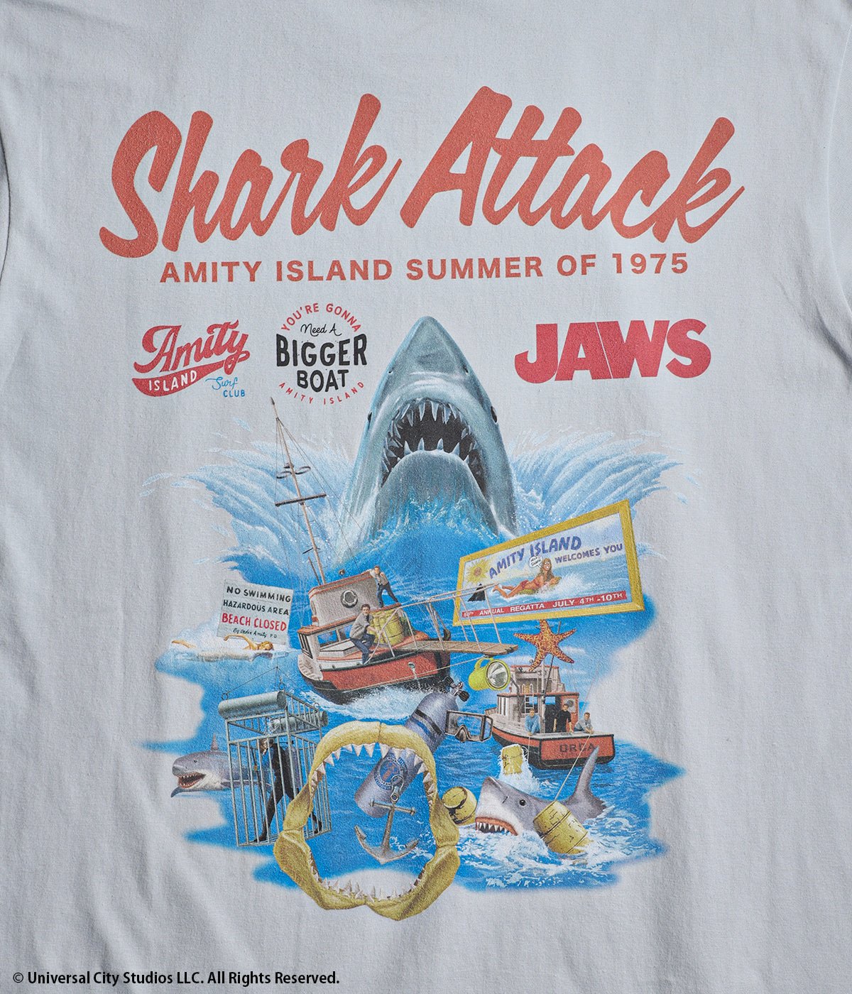 WP Limited Series JAWS SharkAttack TEE02 | WP(ダブリューピー 