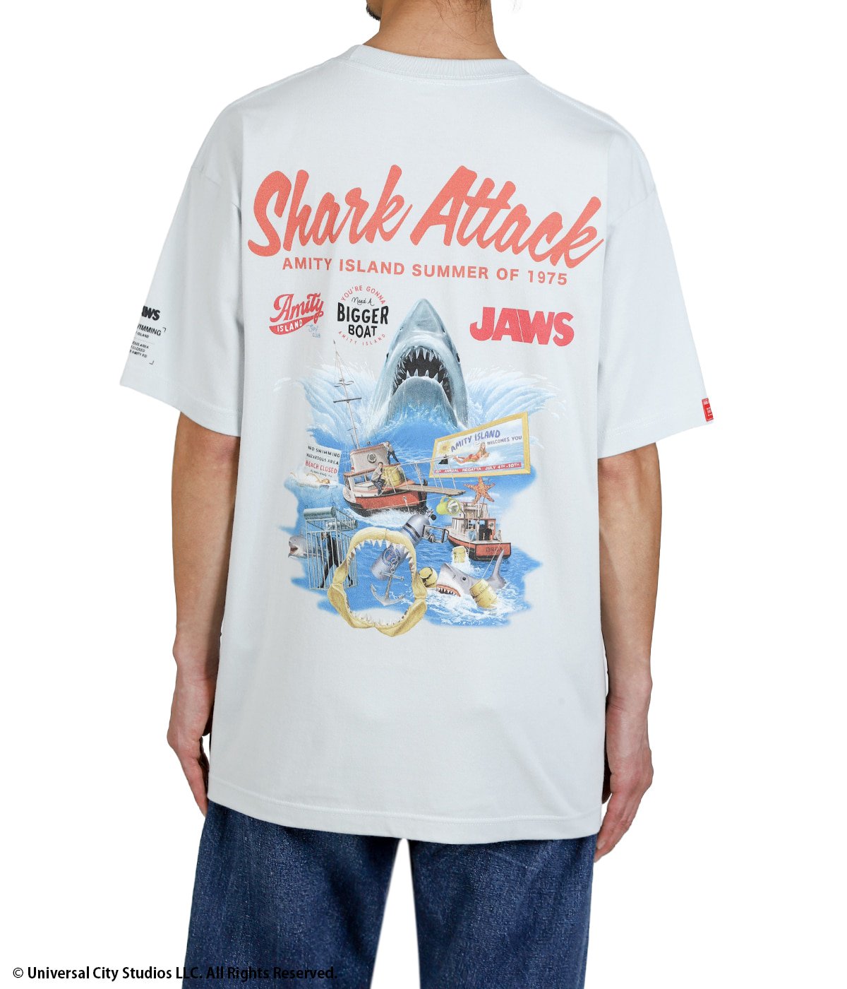 WP Limited Series JAWS SharkAttack TEE02 | WP(ダブリューピー 