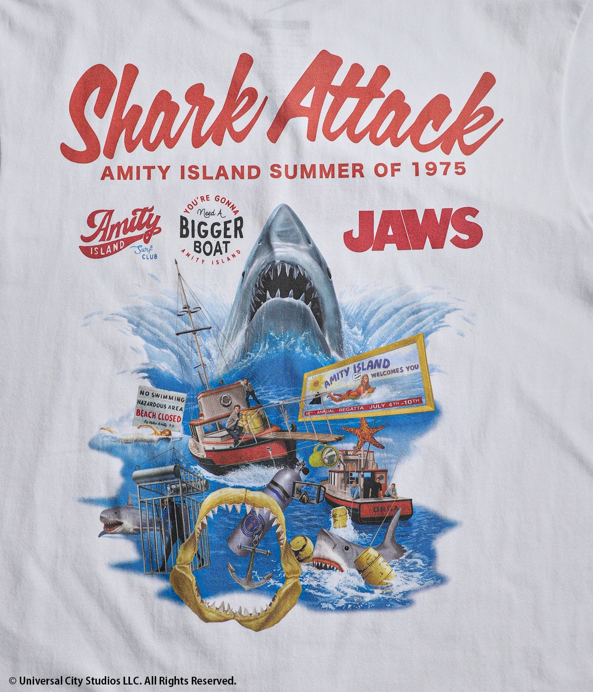 WP Limited Series JAWS SharkAttack TEE02 | WP(ダブリューピー