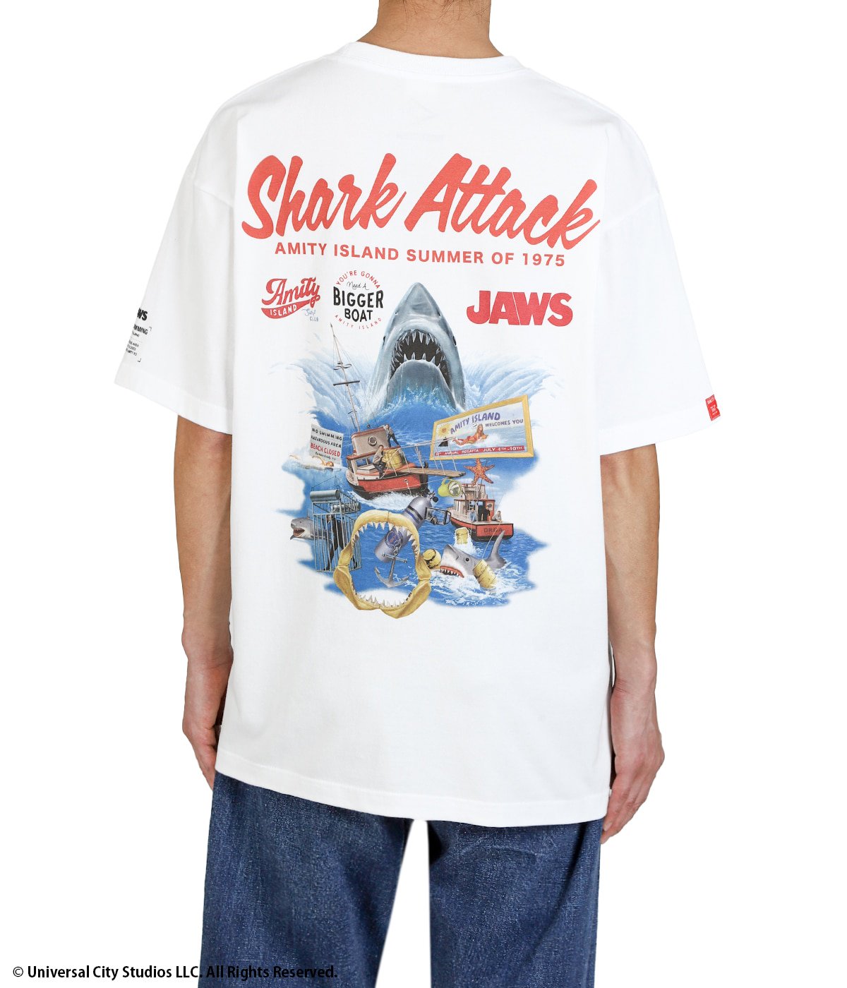 WP Limited Series JAWS SharkAttack TEE02 | WP(ダブリューピー 