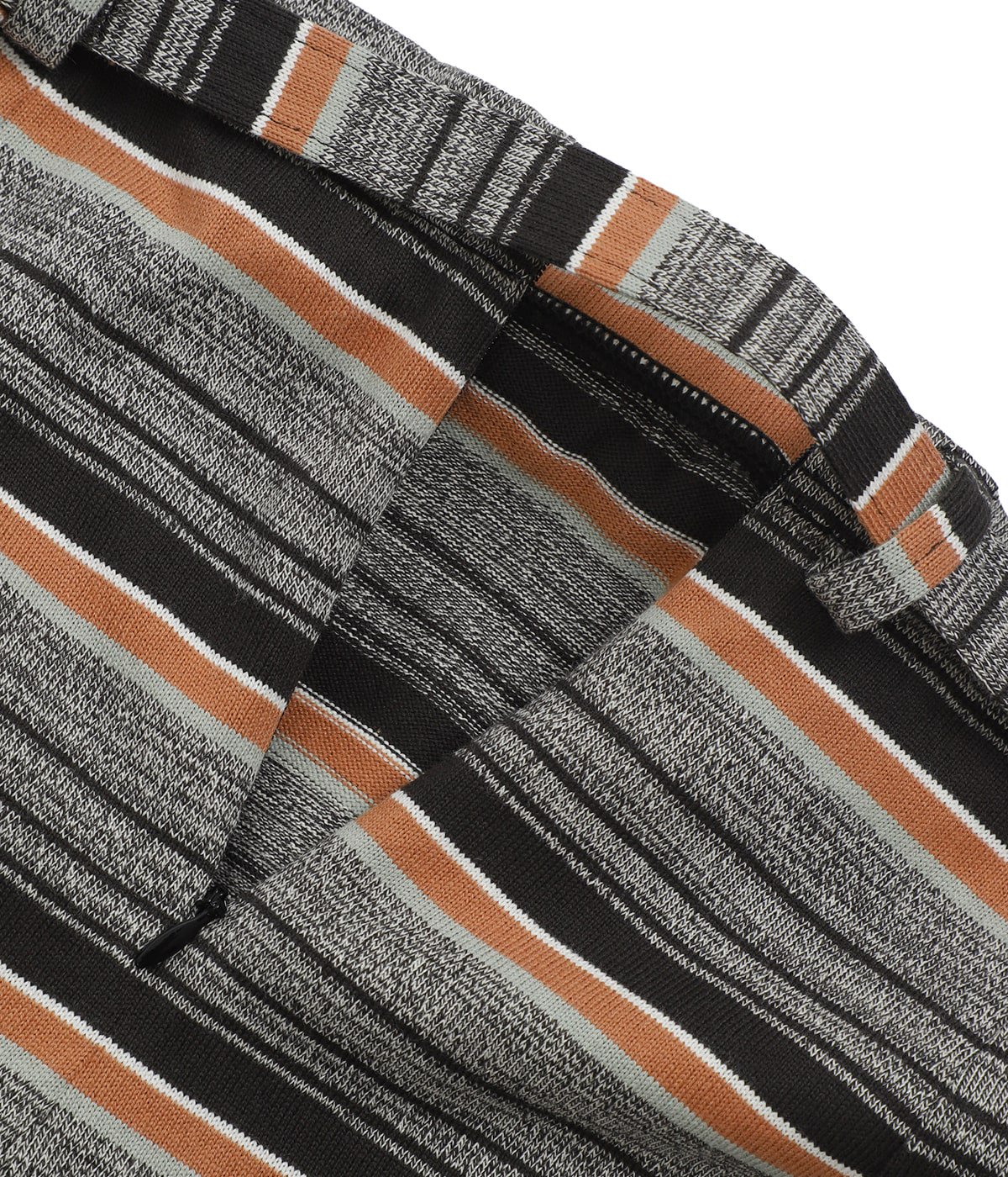 レディース】Grandrelle multi stripe belted skirt | FUMIKA_UCHIDA