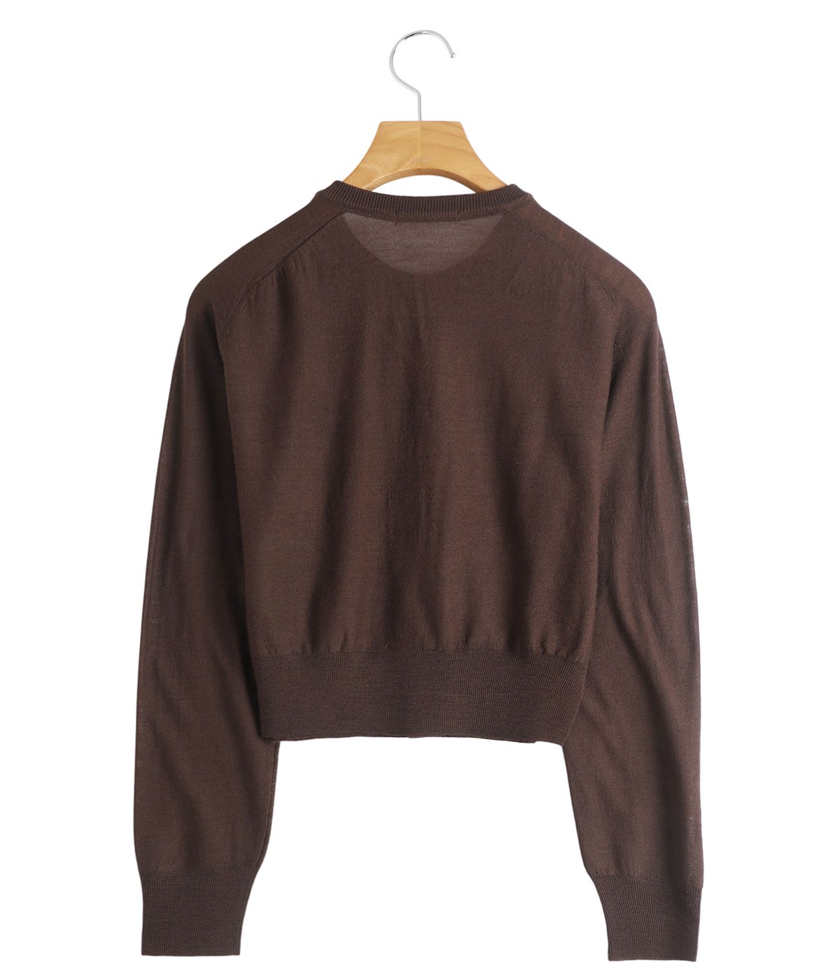 レディース】Knitted crew neck cardigan | FUMIKA_UCHIDA(フミカ