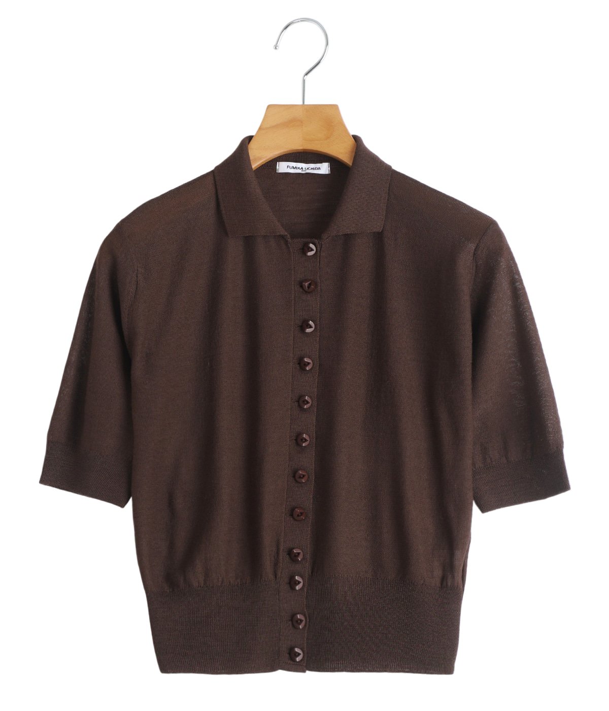 レディース】Knitted polo cardigan | FUMIKA_UCHIDA(フミカ ウチダ