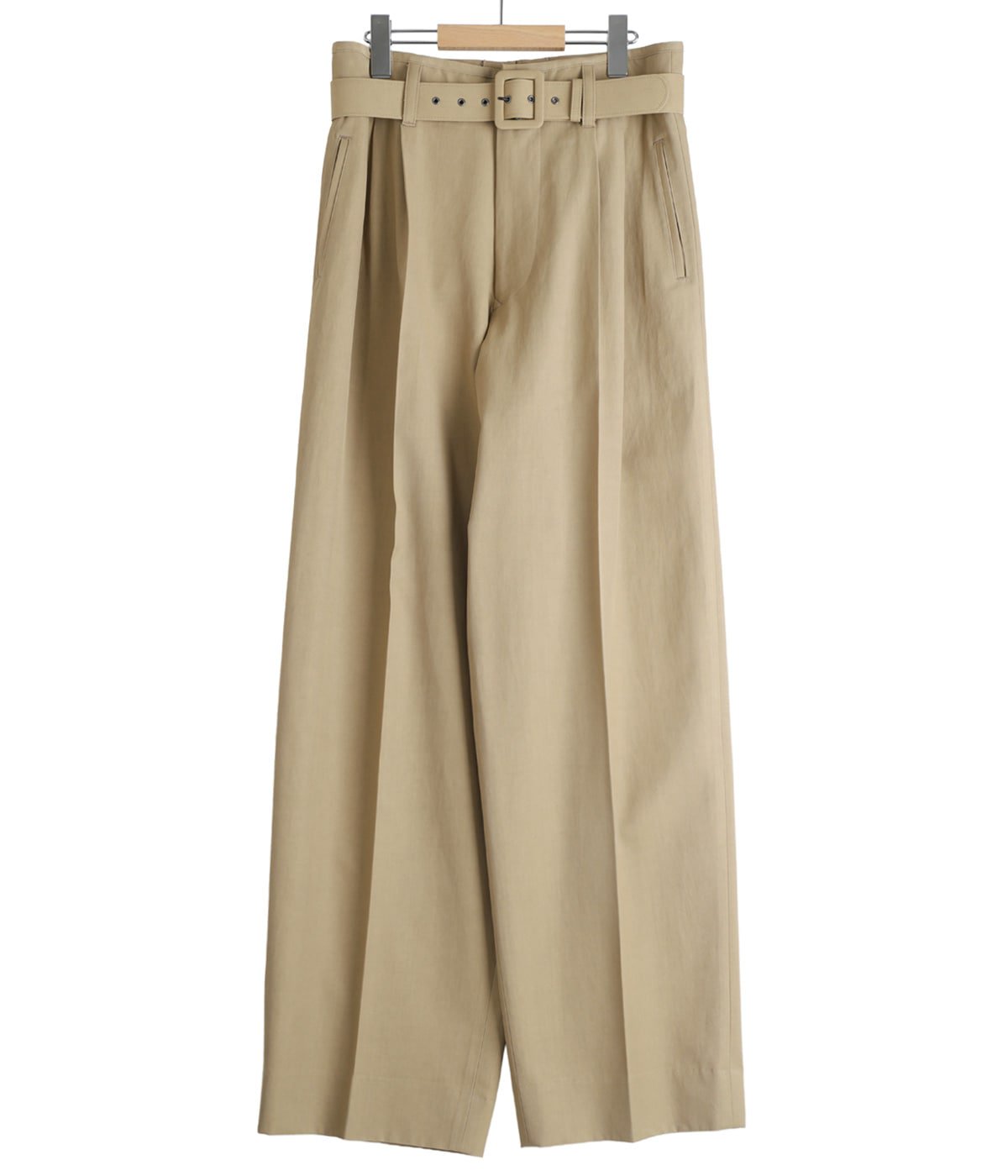 レディース】Twil belted trousers | FUMIKA_UCHIDA(フミカ ウチダ