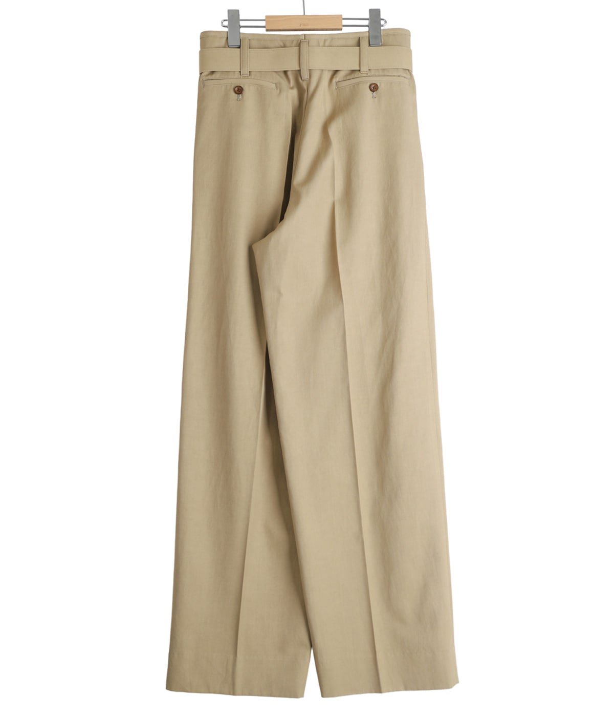 レディース】Twil belted trousers | FUMIKA_UCHIDA(フミカ ウチダ