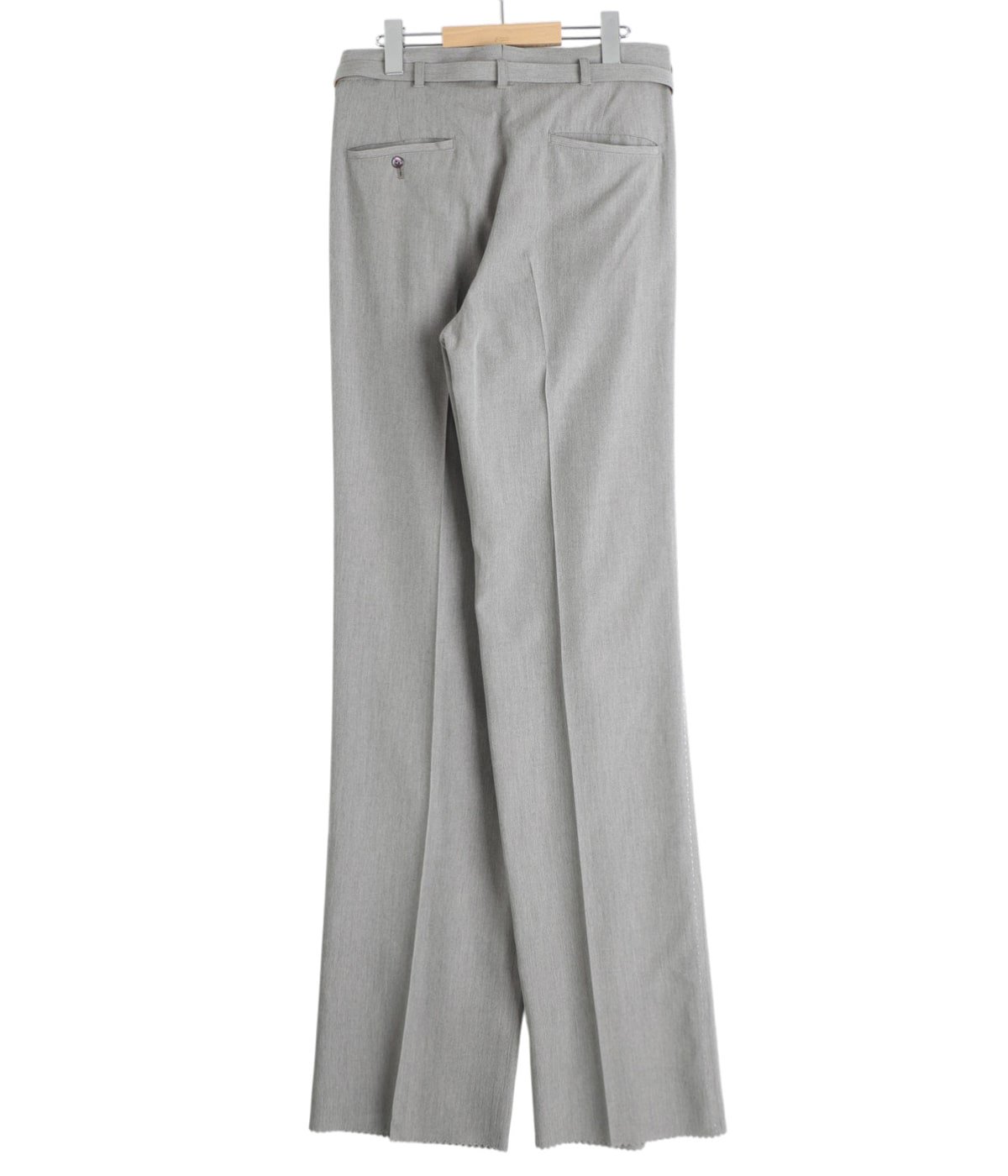 レディース】Chambray two-tuck slacks | FUMIKA_UCHIDA(フミカ ウチダ