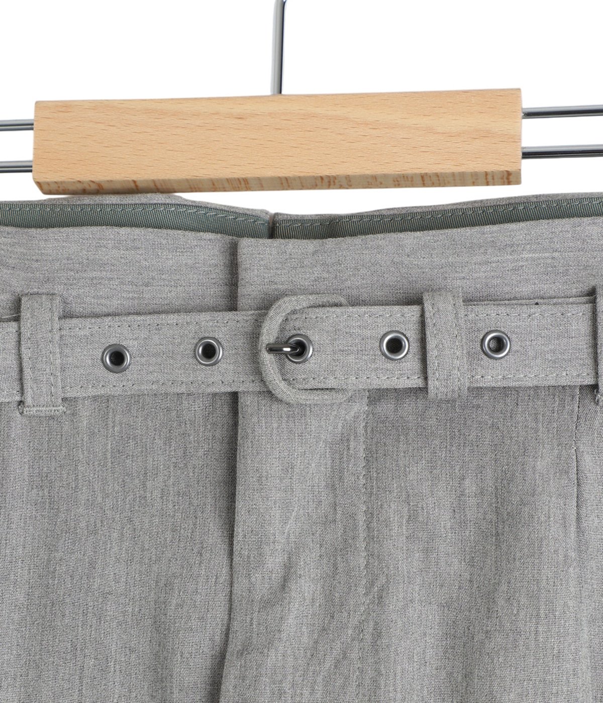 レディース】Chambray two-tuck slacks | FUMIKA_UCHIDA(フミカ ウチダ