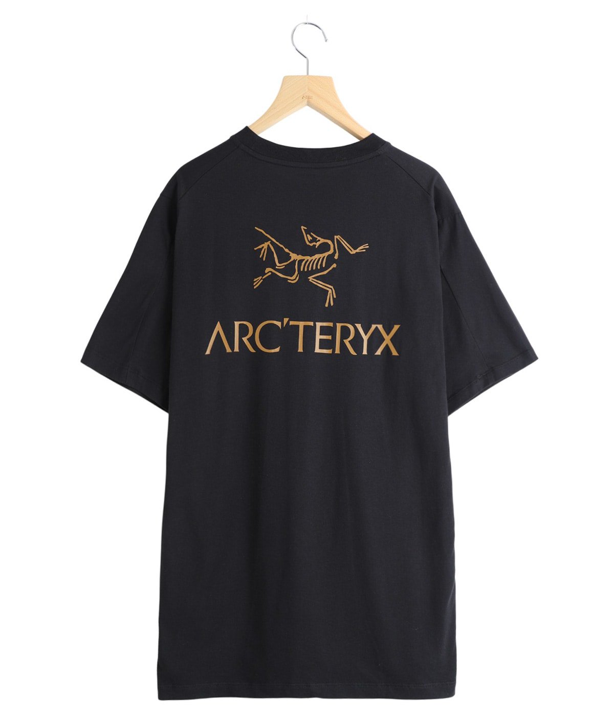 トップス ARC'TERYX Kragg SL Cotton Bird Word SS M Shop Mens Kragg SL Cotton Bird Word SS - Alpine Blue / Stone