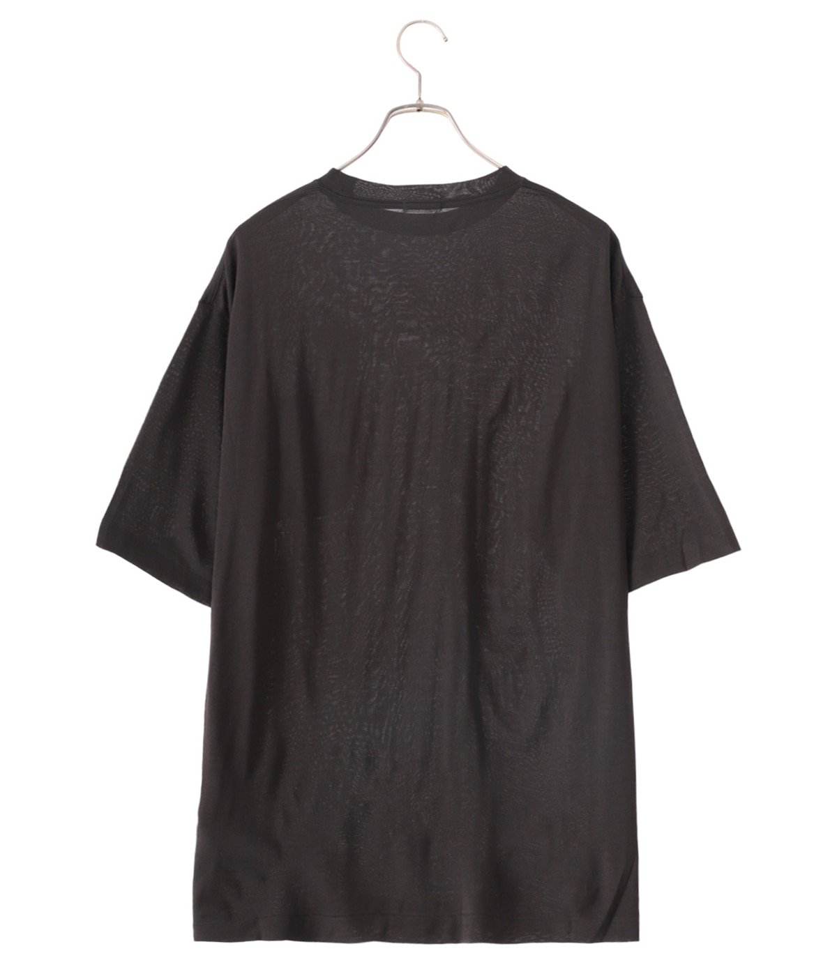 期間限定送料無料】 23SS comoli サマーウール天竺Tシャツ BROWN