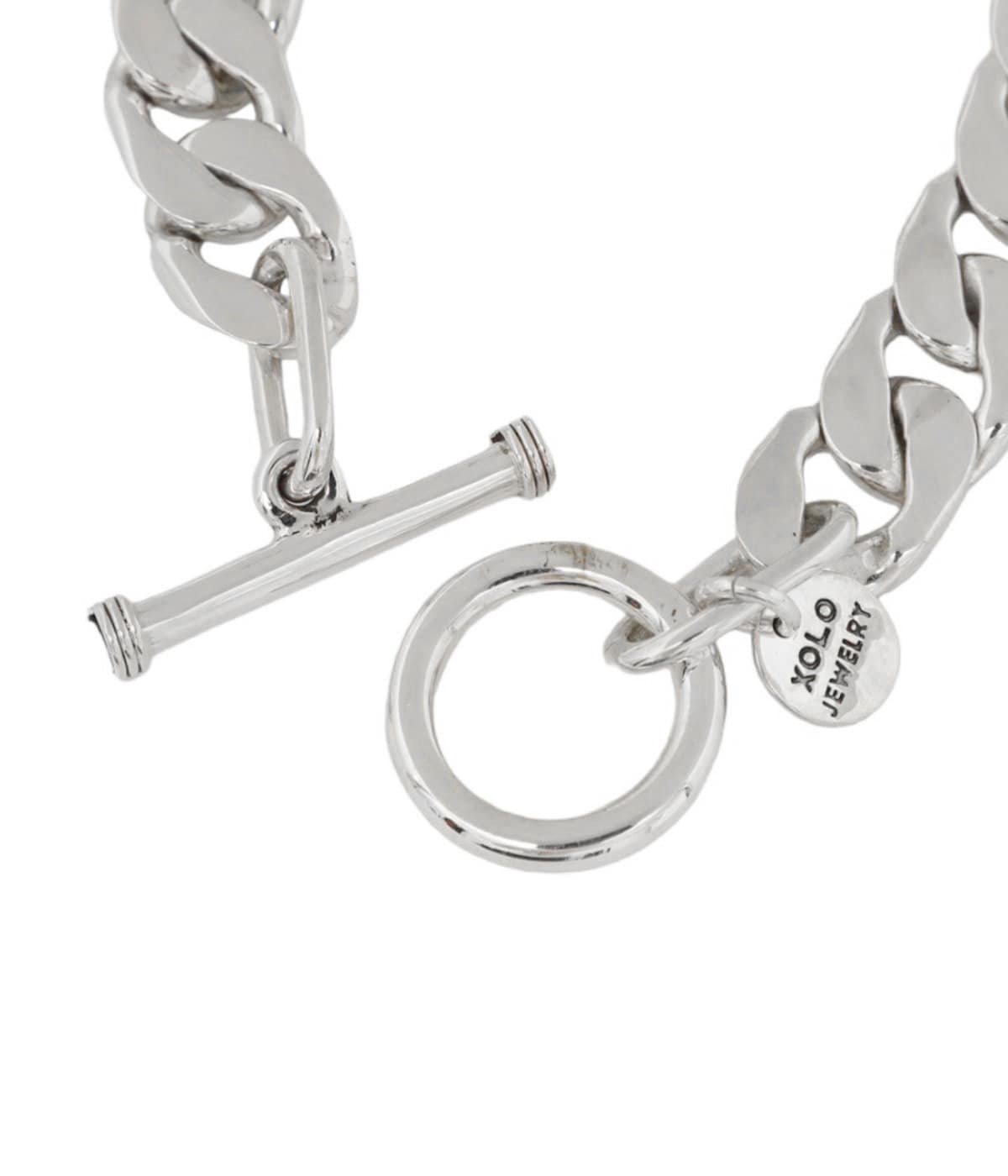 basic link bracelet -14mm- | XOLO JEWELRY(ショロ ジュエリー 