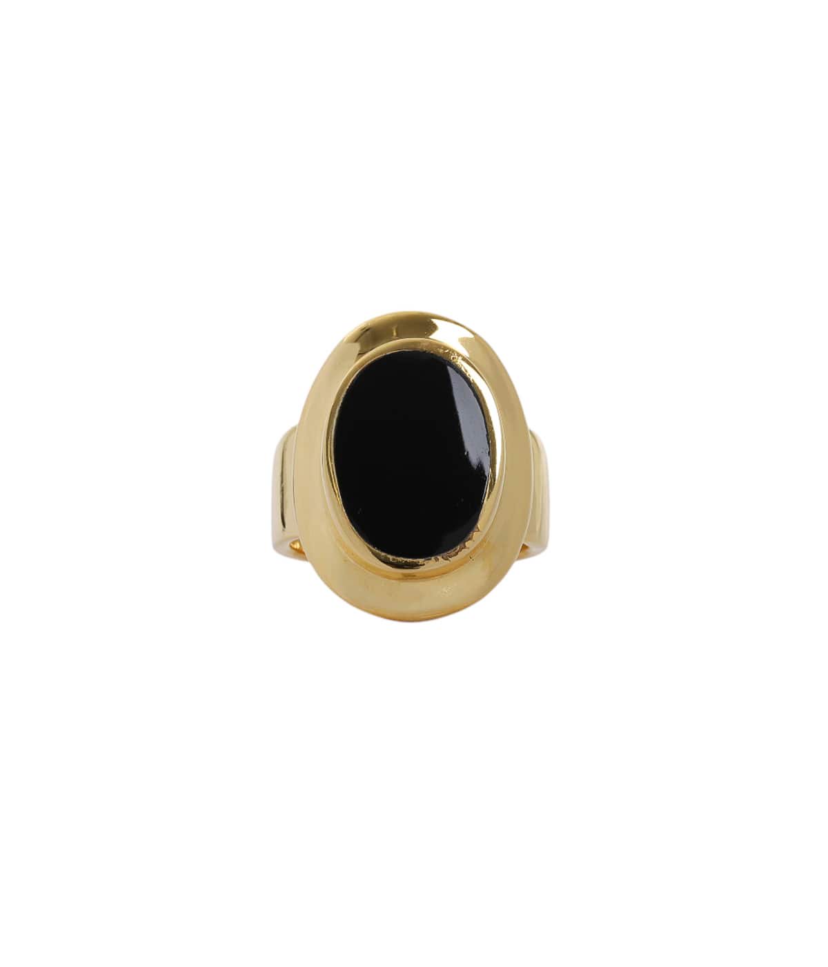 【初回限定お試し価格】 Amulet Ring with Onyx -Gold- | XOLO JEWELRY(ショロ アクセサリー