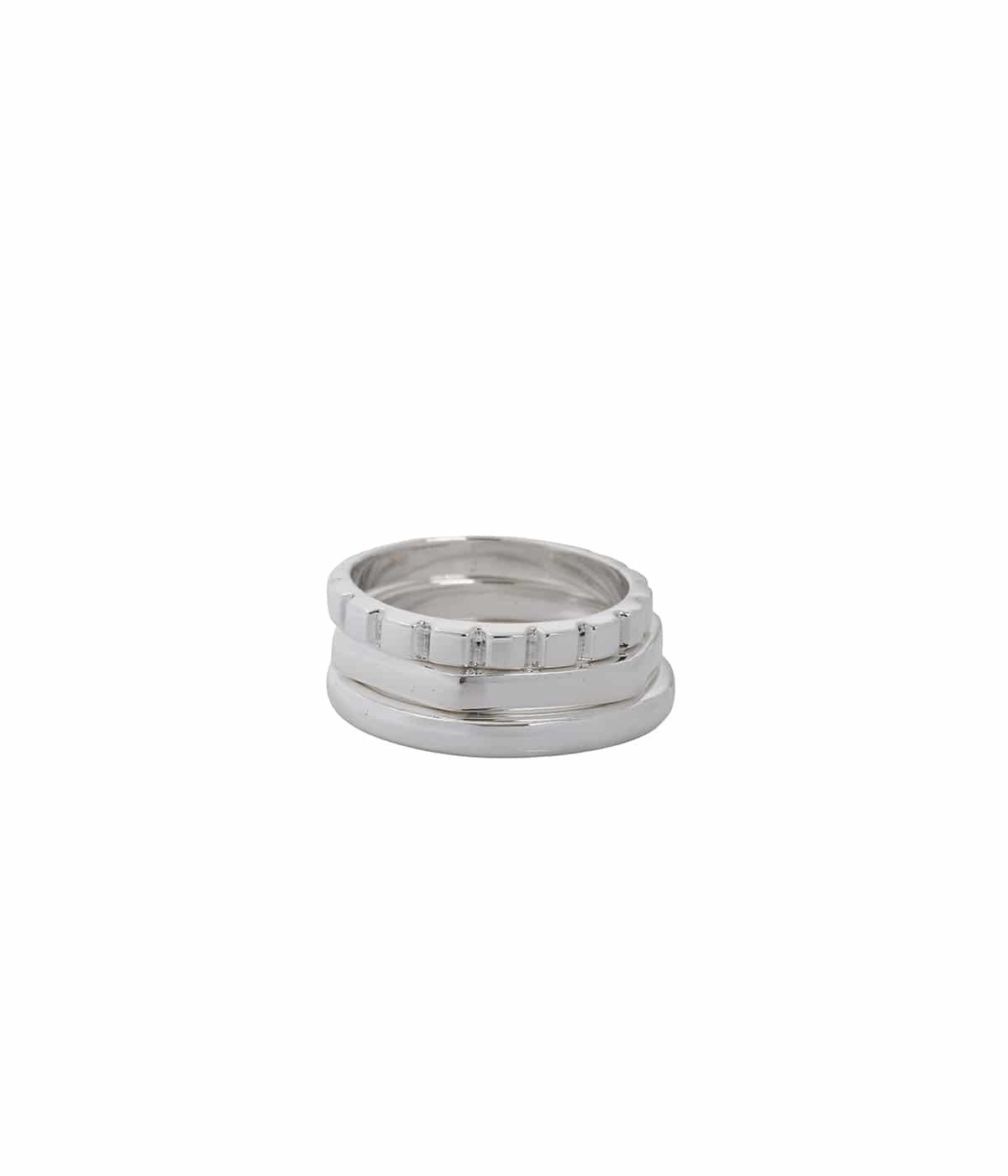 Triple with Cushion Ring | XOLO JEWELRY(ショロ ジュエリー