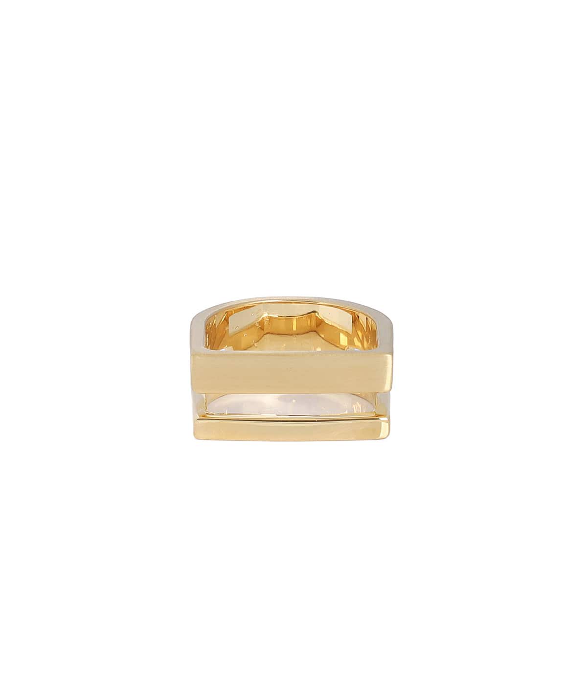 Different Width Ring with Hair Line -Gold- | XOLO JEWELRY(ショロ