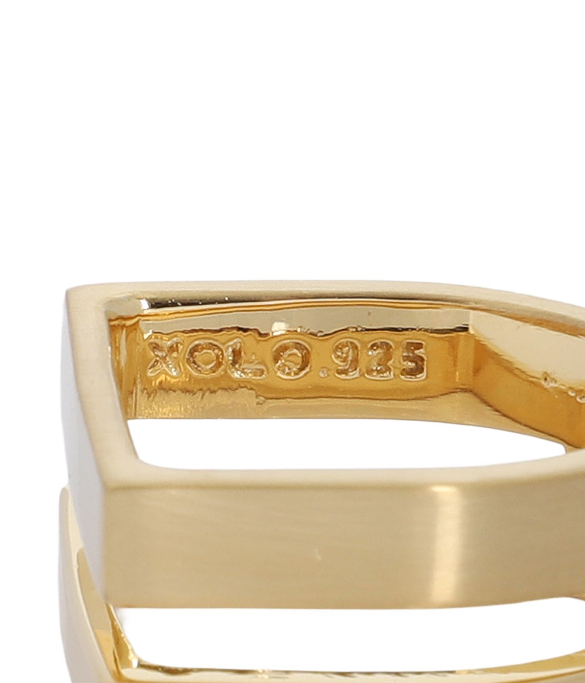 Different Width Ring with Hair Line -Gold- | XOLO JEWELRY(ショロ