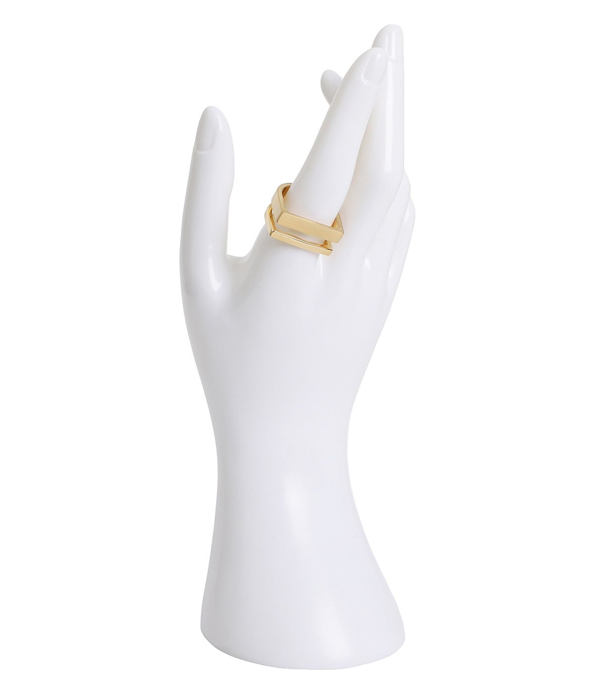 Different Width Ring with Hair Line -Gold- | XOLO JEWELRY(ショロ