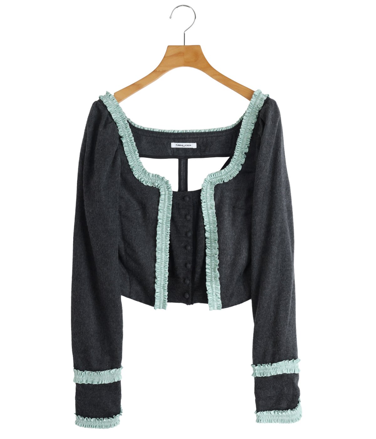 レディース】Silk Shaggy Corset Top | FUMIKA_UCHIDA(フミカ ウチダ