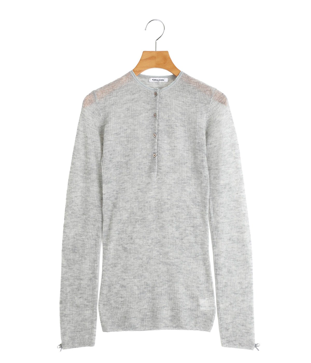 レディース】Gauze Waffle Henleyneck Sweater | FUMIKA_UCHIDA(フミカ