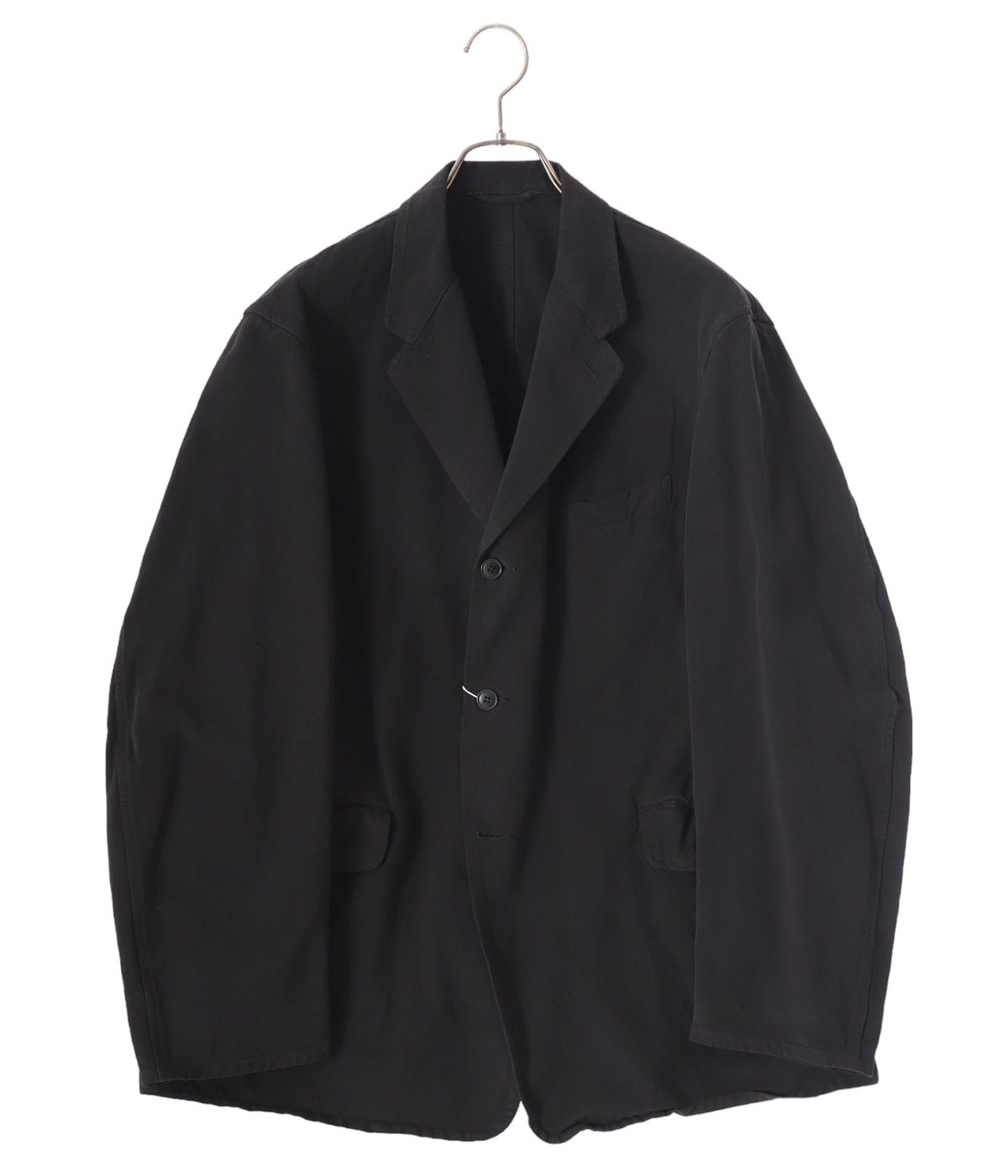 23AW COMOLI製品染ブラックジャケット サイズ2-