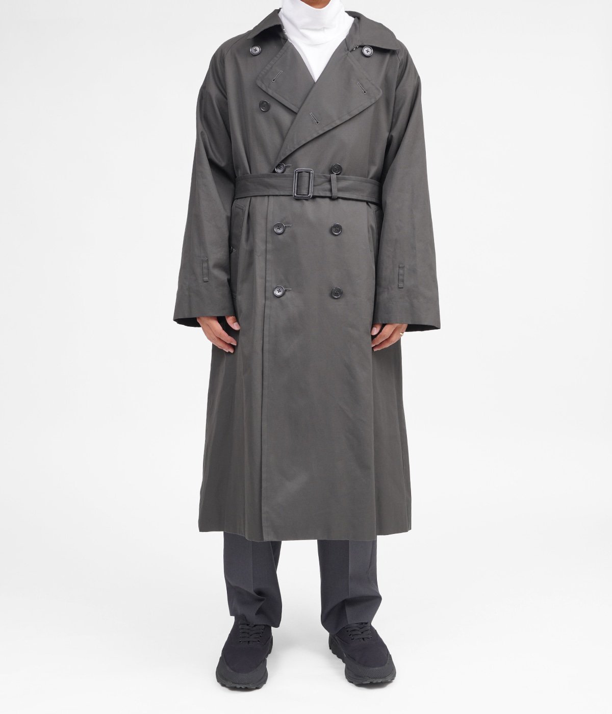 YOKE reversible long trench coat ヨーク ジャケット/アウター