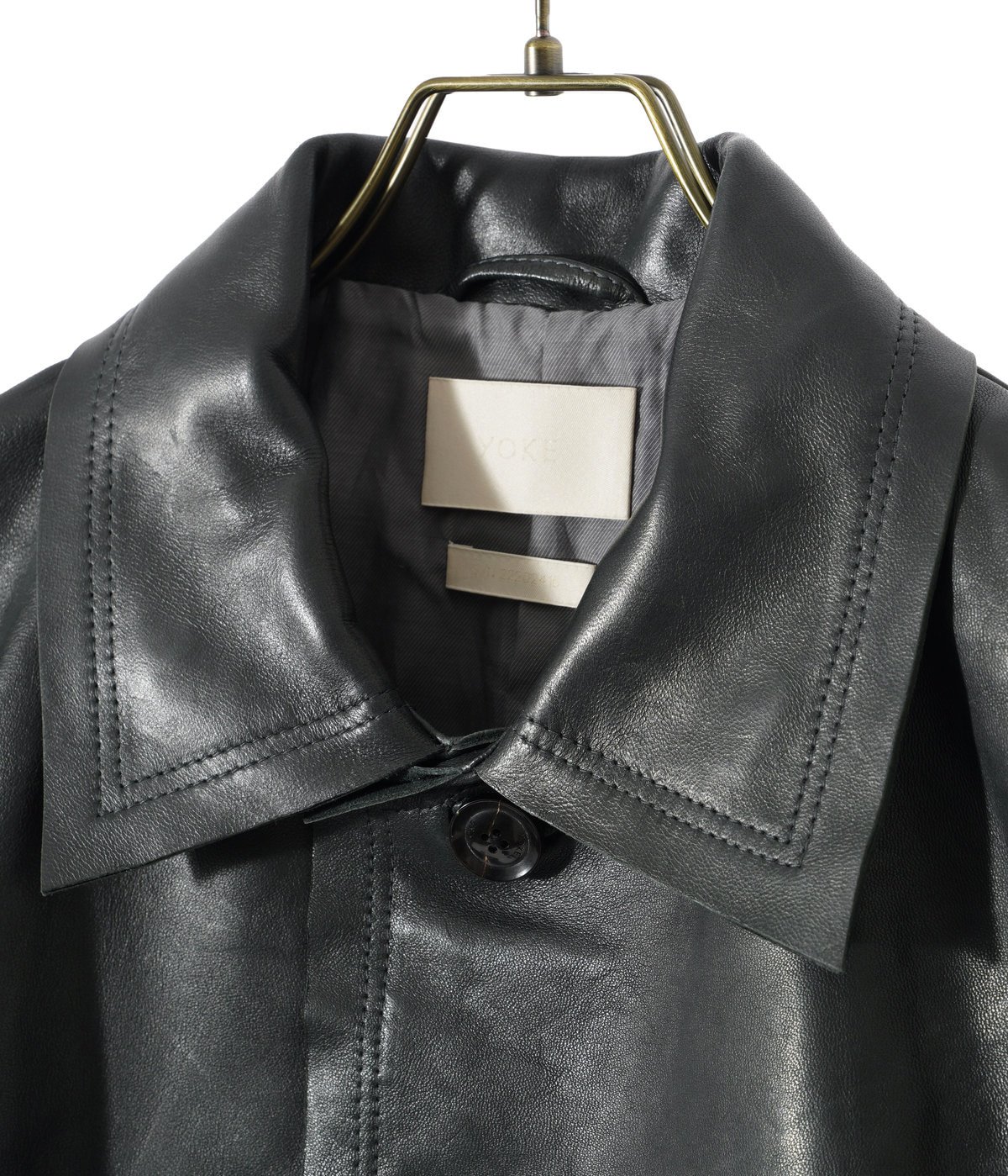 CUT-OFF LEATHER CAR COAT | YOKE(ヨーク) / アウター コート レザー