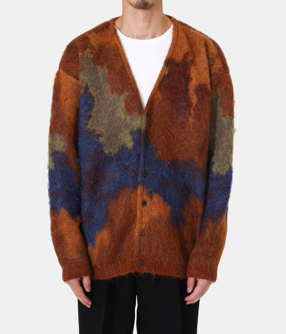 YOKE 22AW STILL JACQUARD CARDIGAN-