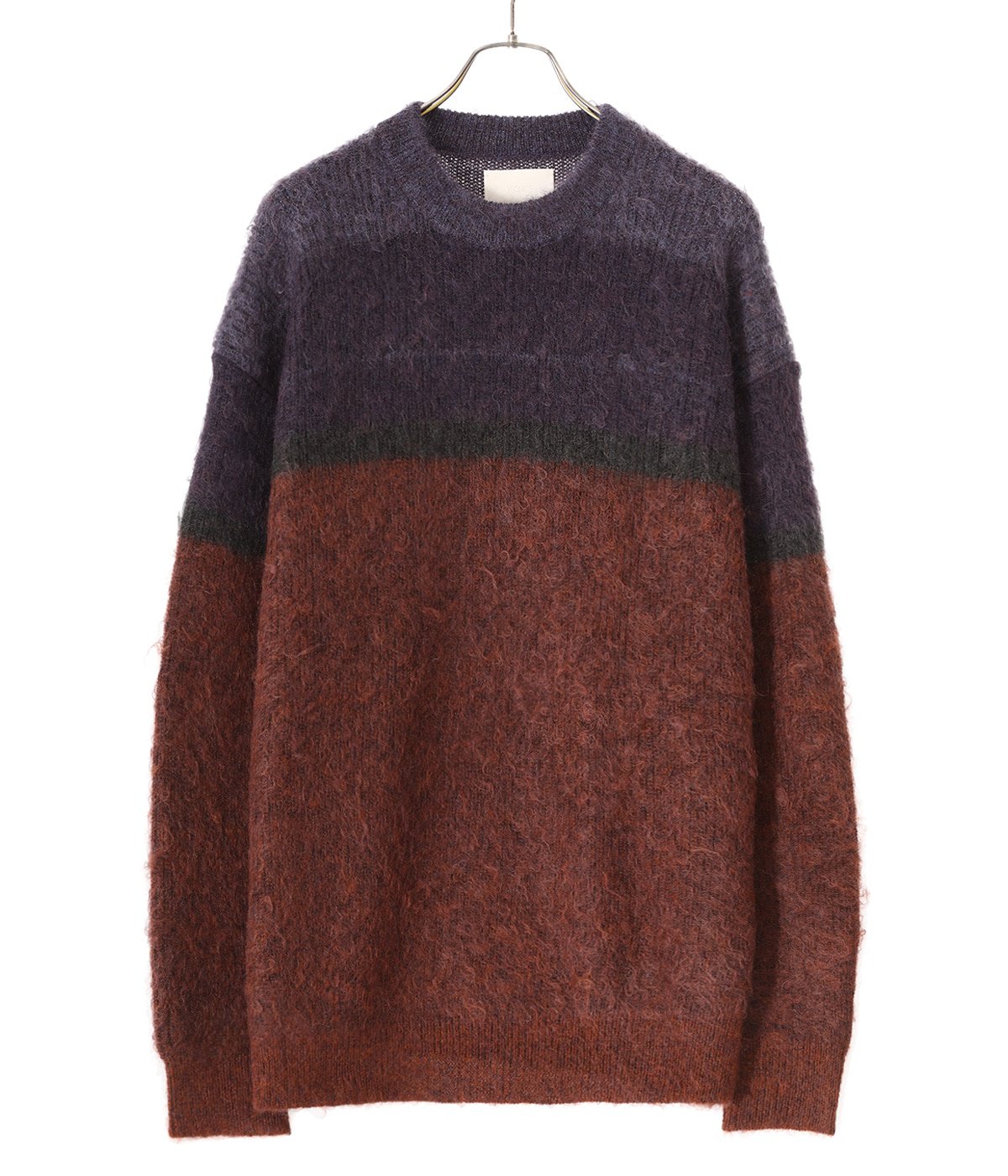 yoke for 1ldk STILL BORDER CREWNECK KNIT - ニット/セーター