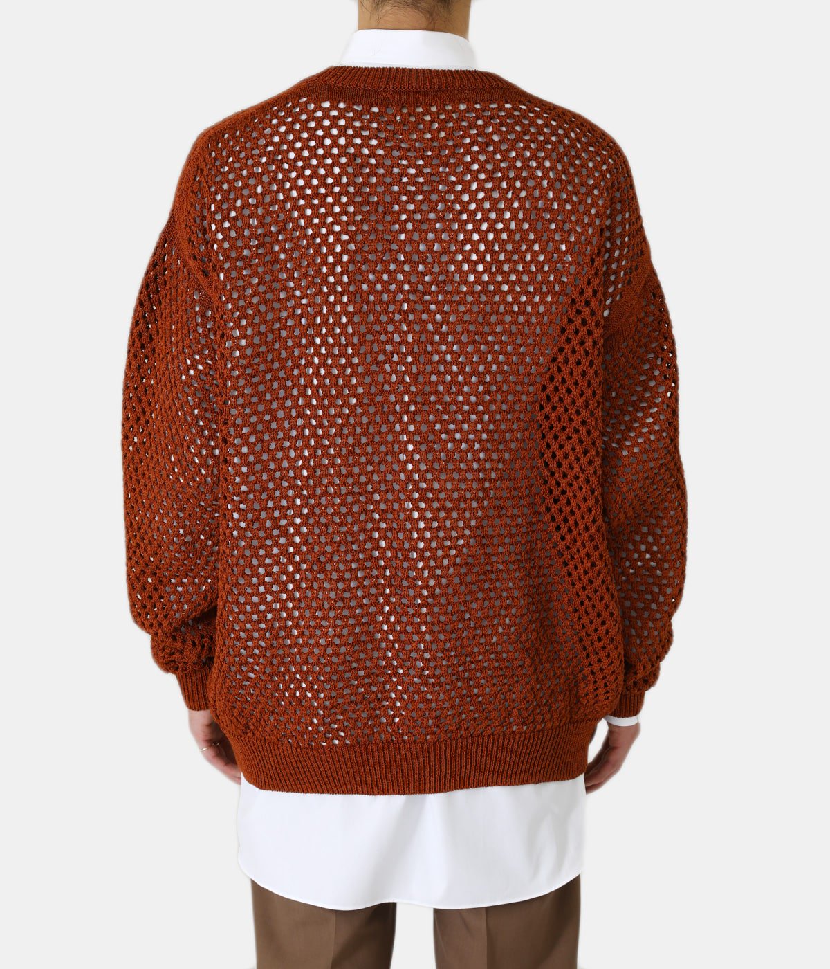 特価HOTYOKE LARGE MESHED CREW NECK RIB KNIの通販 by たかうき ...