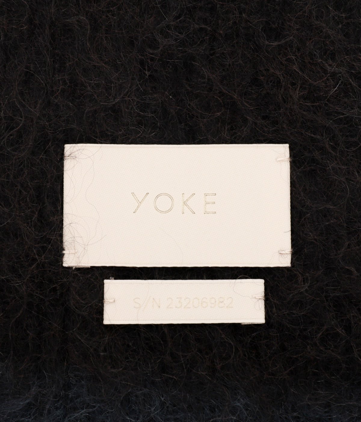 MOHAIR BORDER LONG STOLE | YOKE(ヨーク) / ファッション雑貨 