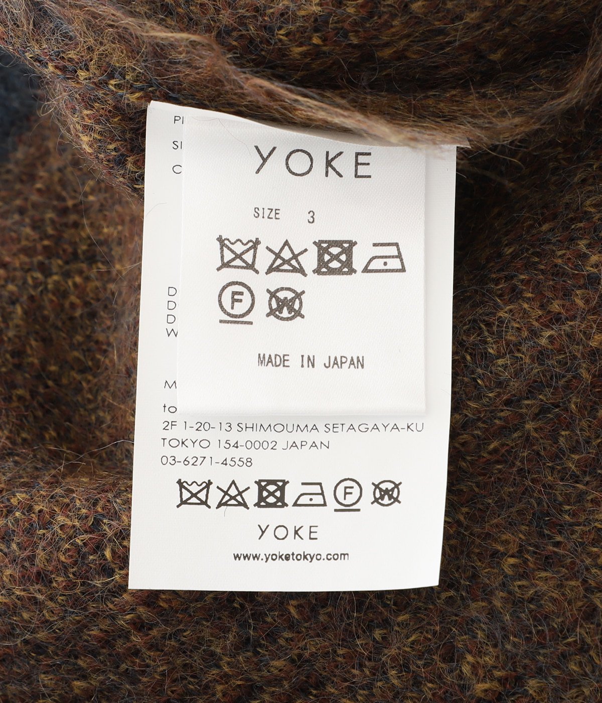 商品一覧 YOKE/ヨーク/3COLOR JACQUARD MOHAIR SWEATER - トップス