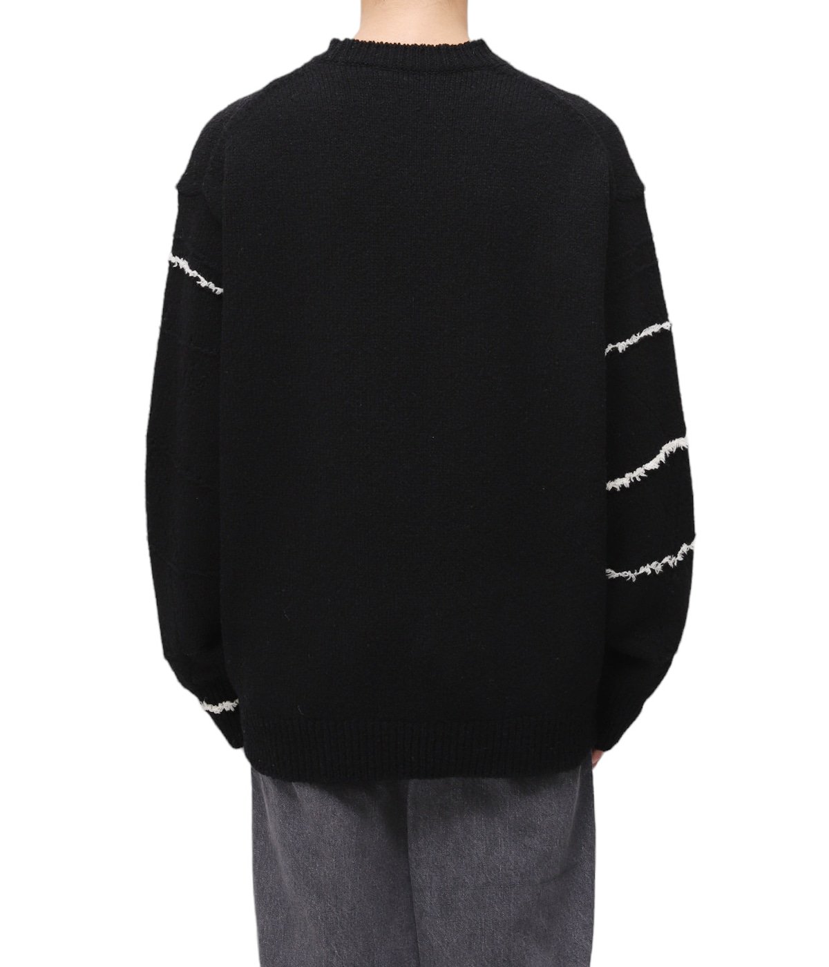 CONTINUOUS LINE EMBROIDERY SWEATER | YOKE(ヨーク) / トップス